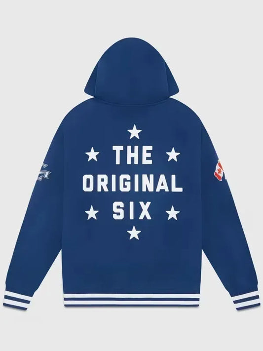 Toronto Maple Leafs Blue Pullover Hoodie (Recreated Edition)
