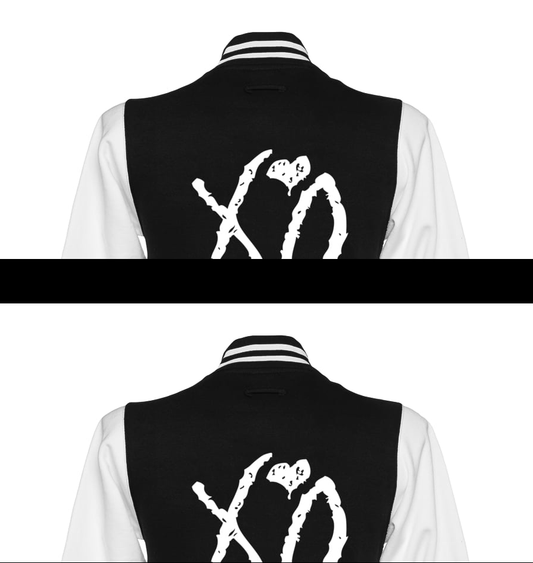 The Weeknd Xo Jackets Black & White Varsity Jacket