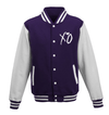 The Weeknd Xo Jackets Purple & White Wool Varsity Jacket
