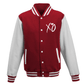The Weeknd Xo Jackets Red & White Wool Varsity Jacket