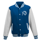 The Weeknd Xo Jackets Royal Blue  & White Wool Varsity Jacket