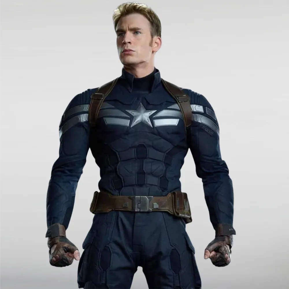 The Winter Soldier Captain America Blue Jacket