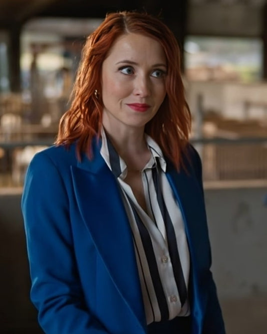 The Wish Swap 2025 Emily Tennant Blue Suit — Chic &amp; Confidence‑Boosting Outfit