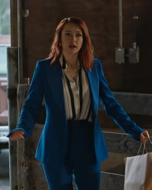 The Wish Swap 2025 Emily Tennant Blue Suit — Chic &amp; Confidence‑Boosting Outfit