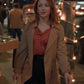 The Wish Swap 2025 Emily Tennant Brown Coat — Elegant &amp; Cozy Style