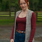 The Wish Swap 2025 Emily Tennant Long Grey Vest – Sleek Layered Style with Seasonal Versatility