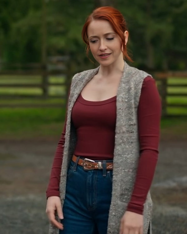 The Wish Swap 2025 Emily Tennant Long Grey Vest – Sleek Layered Style with Seasonal Versatility