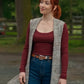 The Wish Swap 2025 Emily Tennant Long Grey Vest – Sleek Layered Style with Seasonal Versatility