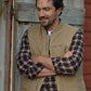 The Wish Swap 2025 Jake Foy Brown Vest – Rustic Charm with Everyday Versatility