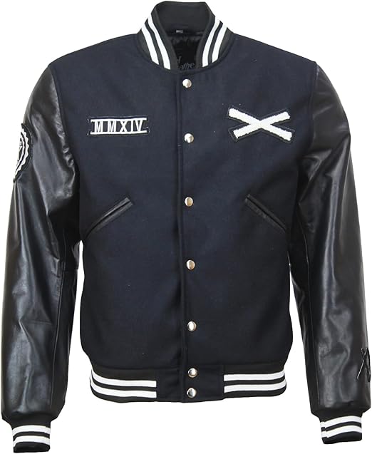 The Weeknd Xo Jackets Tour Black Wool & Leather Varsity Jacket