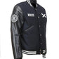 The Weeknd Xo Jackets Tour Black Wool & Leather Varsity Jacket