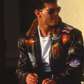 Tom Cruise Top Gun Aviator Leather Jacket RECREATED EDITION