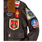 Top Gun G-1 Leather Bomber Shearling Flight Jacket - RECREATED EDITION