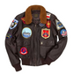 Top Gun Official Bomber Shearling Signature Series Jacket - RECREATED EDITION