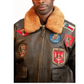 Top Gun Official Bomber Shearling Signature Series Jacket - RECREATED EDITION