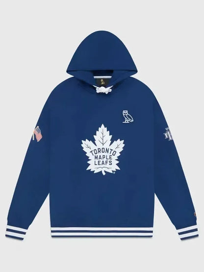 Toronto Maple Leafs Blue Pullover Hoodie (Recreated Edition)