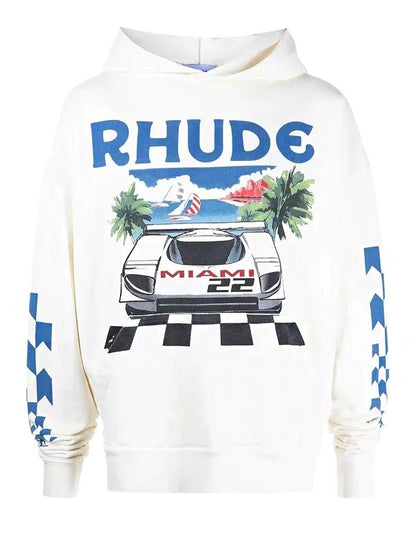 Travis Kelce Rhude Miami Startline Hoodie (Recreated Edition)