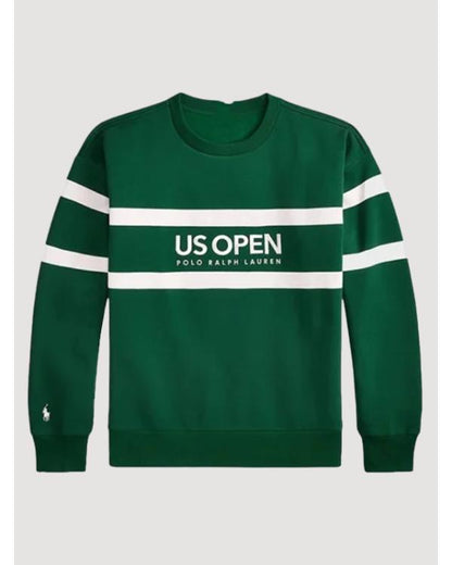 US Open 2025 Vintage Fit Green Sweatshirt – Classic Comfort Meets Tennis Heritage