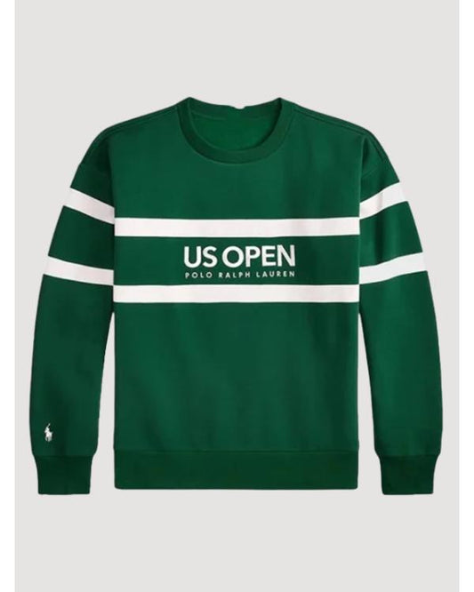US Open 2025 Vintage Fit Green Sweatshirt – Classic Comfort Meets Tennis Heritage