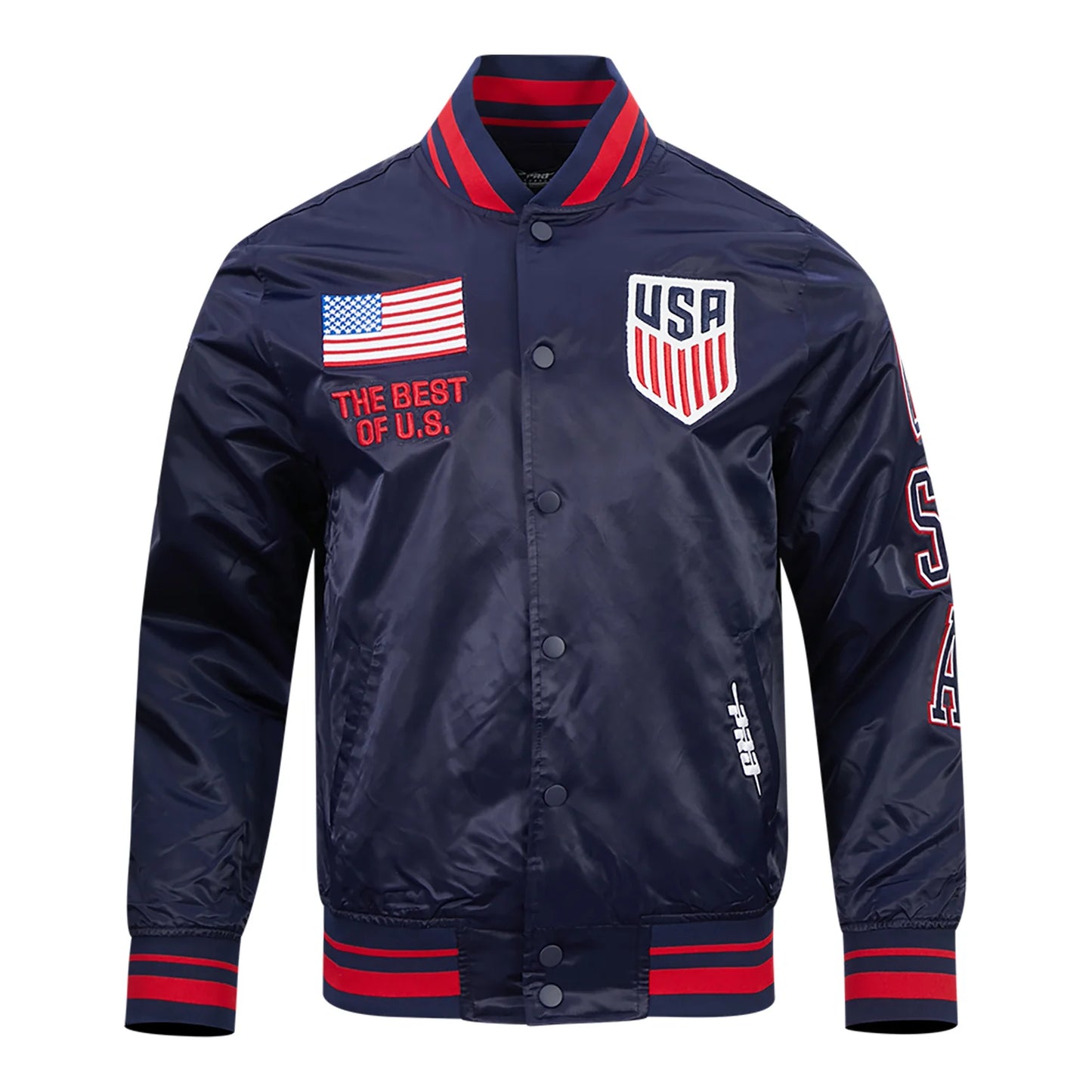 Unisex Pro Standard USMNT Classic Navy Satin Jacket