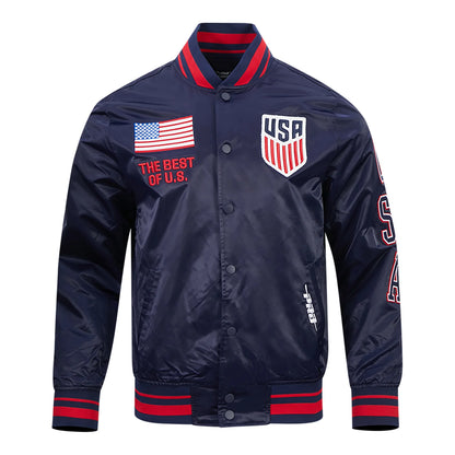 Unisex Pro Standard USMNT Classic Navy Satin Jacket