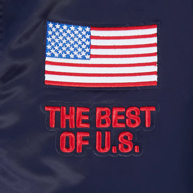 Unisex Pro Standard USMNT Classic Navy Satin Jacket