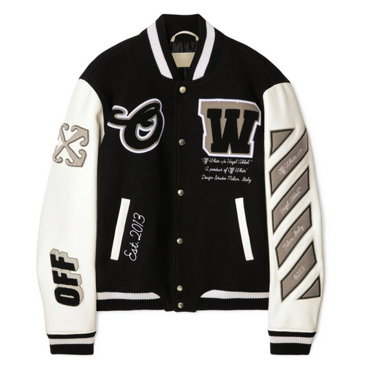 Off White Varsity Jacket – Recreated Edition