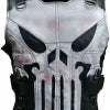 Vest with Punisher logo on a white background