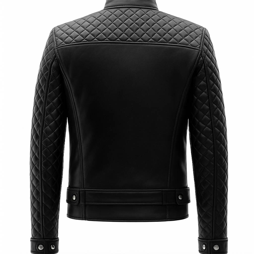 Vinnie Black Leather Jacket – Men’s Premium Black Leather Jacket
