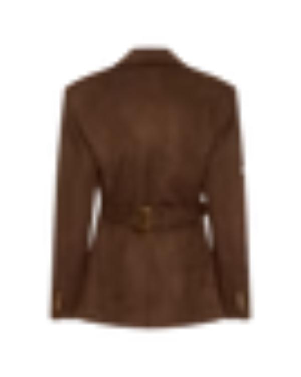 WWE Pay‑Per‑View 2025 Cathy Kelley Brown Suede Blazer — Product Description