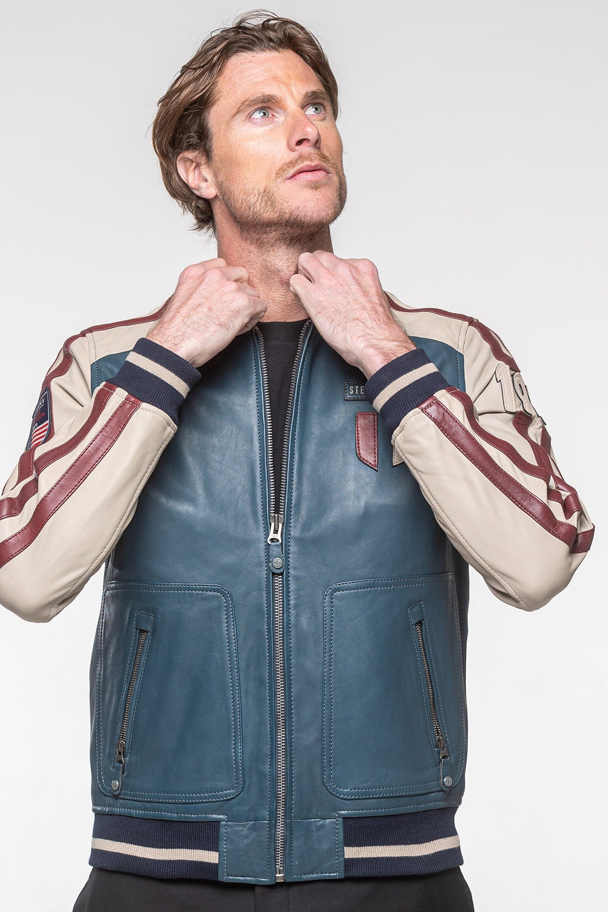 Steve McQueen Walt 5 Royal Blue Jacket for Men