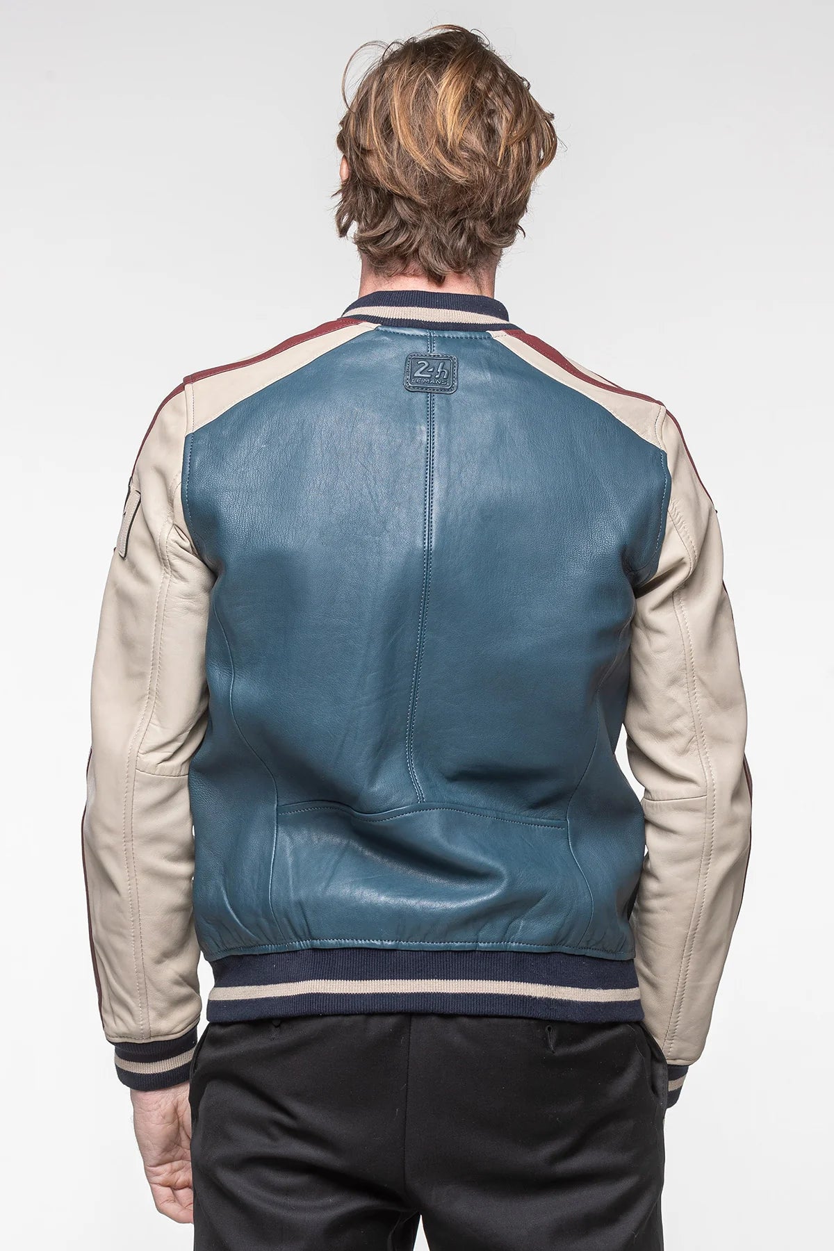 Steve McQueen Walt 5 Men's Royal Blue Leather Jacket