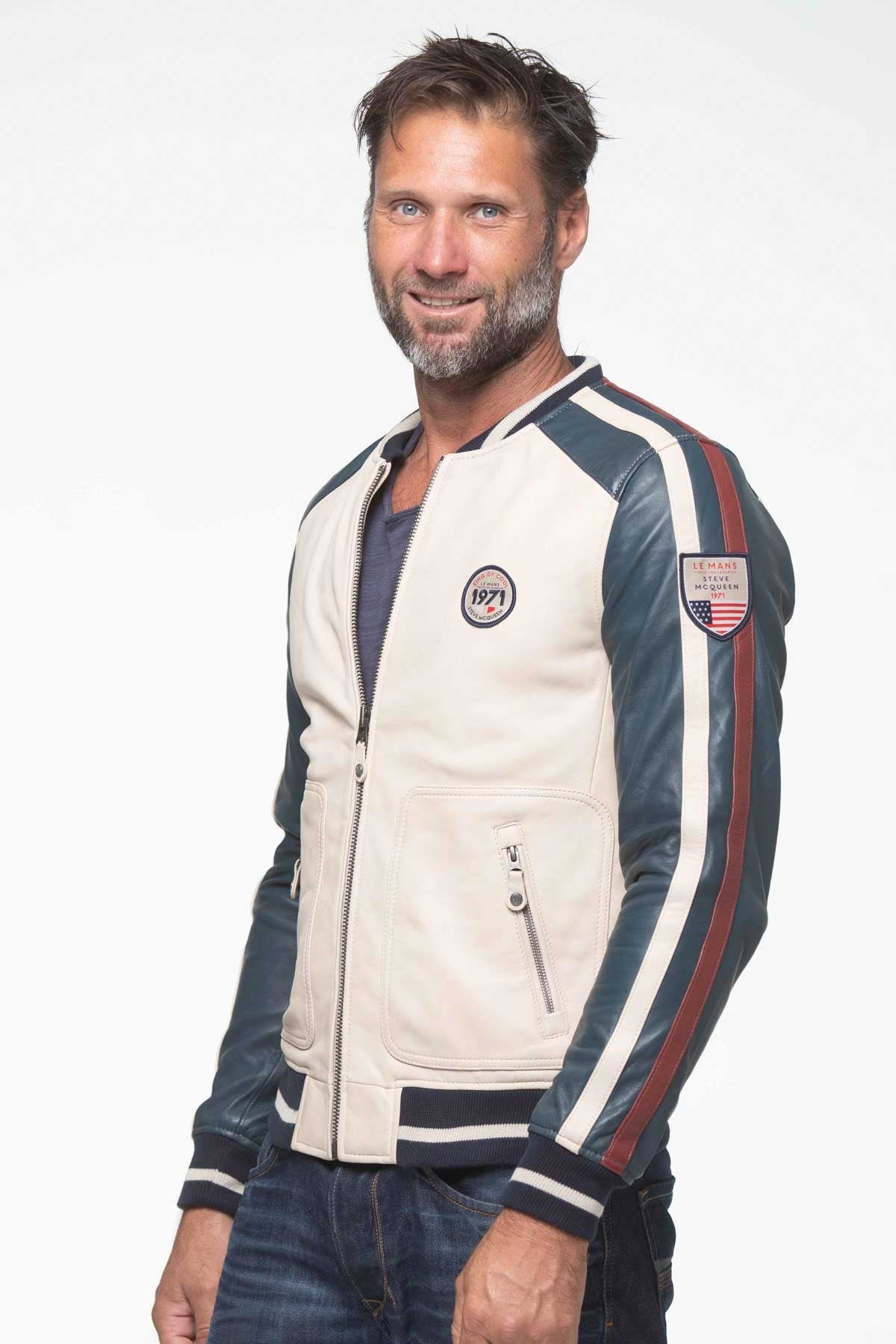 Steve McQueen Walt Ecru Jacket for Men