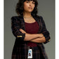 Watson Eve Harlow Black Plaid Blazer