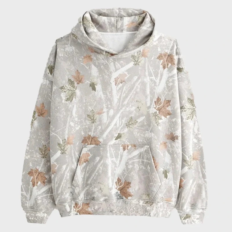 White Camo Abercrombie Essential Popover Hoodie (Recreated Edition)