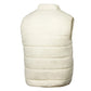 White puffer vest on a white background