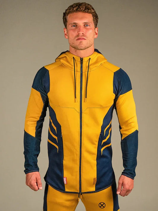Wolverine Yellow Zip-Up Hoodie (Recreated Edition)