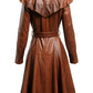 Women’s Vintage Brown Distressed Leather Coat – Classic Timeless Style