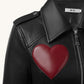WWE Raw 2025 Gionna Daddio Red Hearts Leather Jacket — Product Description