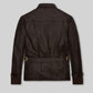 Aaron Eckhart Leather Jacket view 2