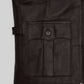 Aaron Eckhart Leather Jacket view 3