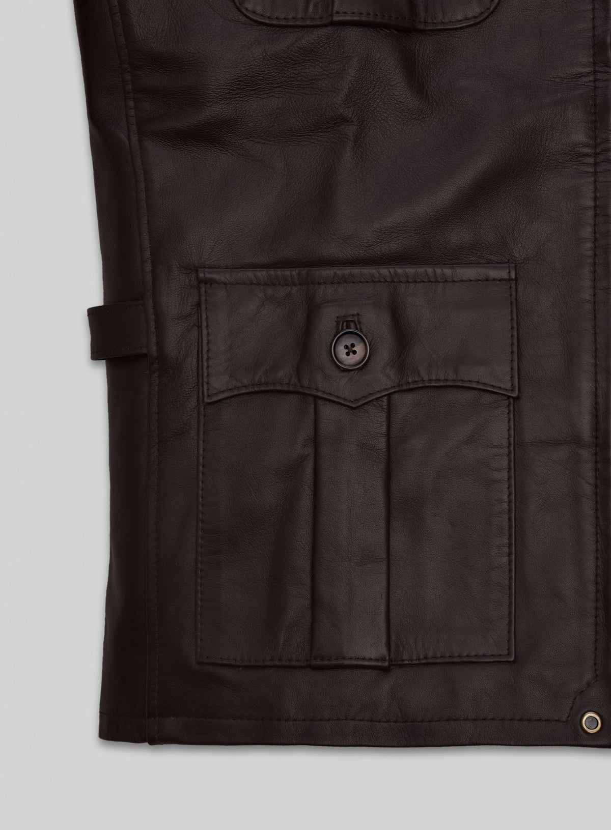Aaron Eckhart Leather Jacket view 3