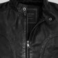 Aaron Paul El Camino Breaking Bad Black Leather Jacket – close-up detail of hardware and pockets