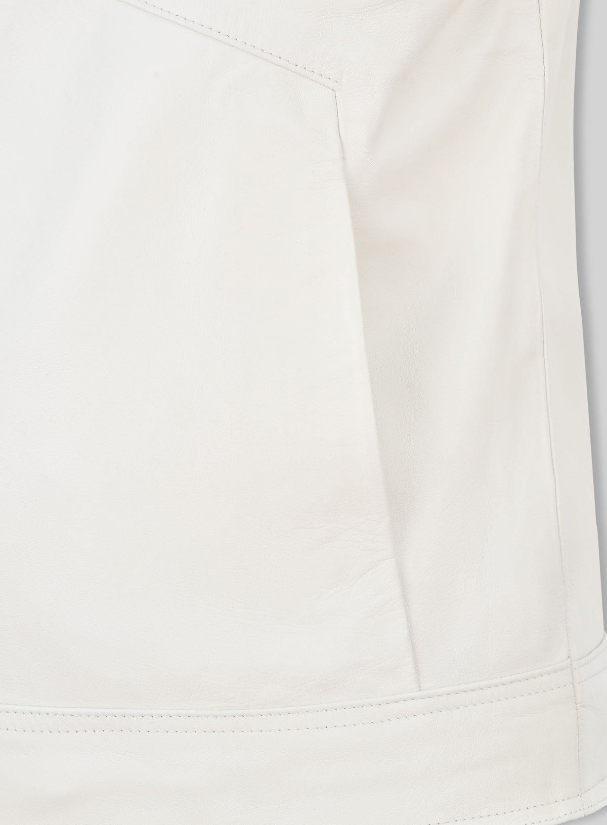 Aaron Paul Need for Speed White Leather Jacket – leather colour swatch