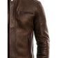 Adam Leather Brown Jacket – Men’s Premium Brown Leather Jacket