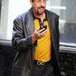 Adam Sandler Uncut Gems Black Leather Blazer – celebrity inspiration look