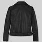 Adele Exarchopoulos Black Leather Jacket – full product view