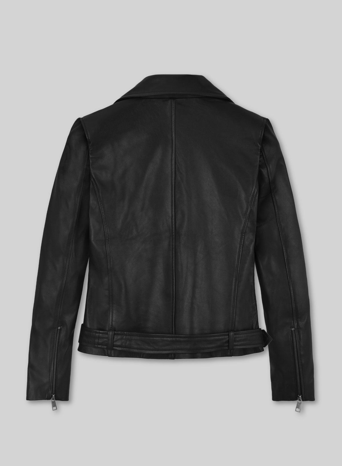 Adele Exarchopoulos Black Leather Jacket – full product view