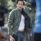 Adrien Brody American Heist Black Leather Jacket – Adrien Brody wearing the look, photo 2