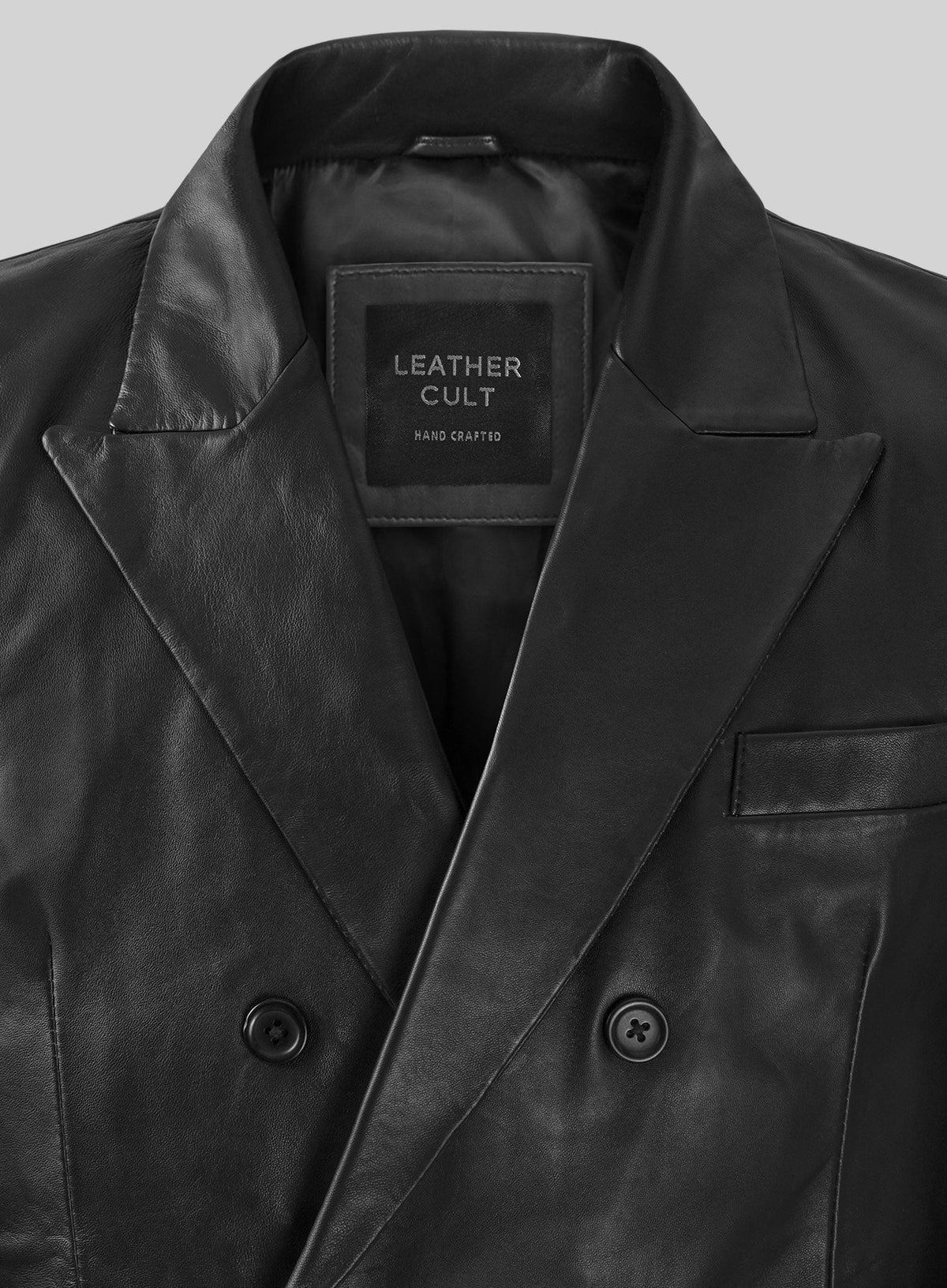 Adrien Brody Leather Blazer view 3